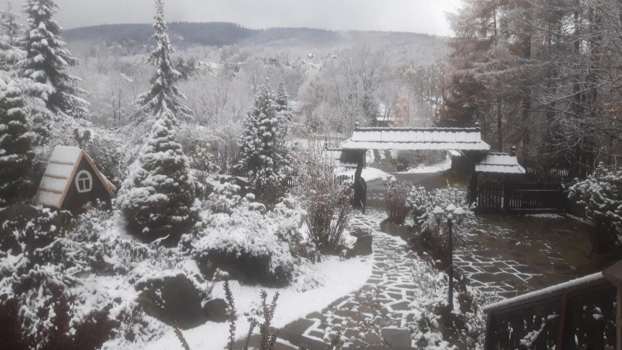 Domek Nad Rzeka Brenna Buitenkant foto